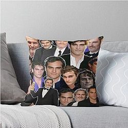 Joaquin Phoenix Collage Throw Pillow