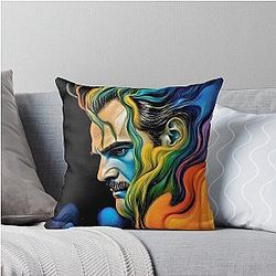 Joaquin Phoenix in Throw Pillow