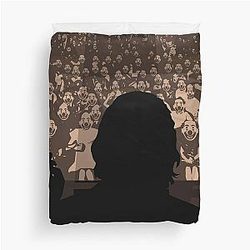 Joker and the Clowns Joaquin Phoenix Duvet Cover