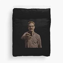 Joaquin Phoenix In or Her Sticker Duvet Cover