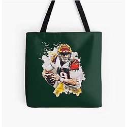 Joe Burrow Bengals All Print Tote Bag