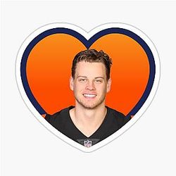 Joe Burrow American Football Sports Lover Sticker
