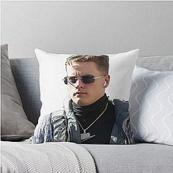 Joe Burrow Throw Pillow