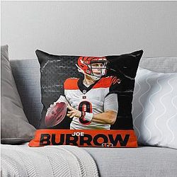 The Best Player Joe Burrow Throw Pillow