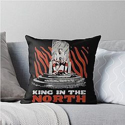 Joe Burrow King in the North Throw Pillow