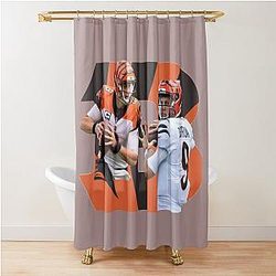 Joe Burrow Shower Curtain