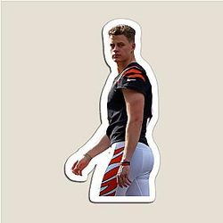 Joe Burrow uniform sticker Magnet