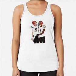 Joe Burrow and Ja'Marr Chase Racerback Top
