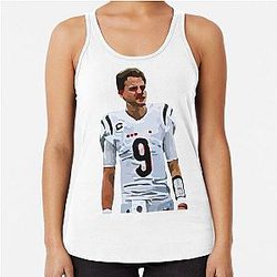 joe burrow racerback tank top