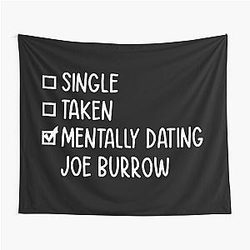 Mentally Dating Joe Burrow Tapestry