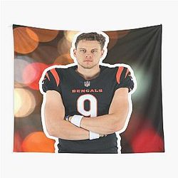 Joe Burrow Art Tapestry