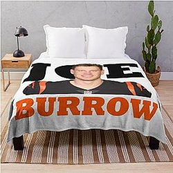 Joe Burrow Bengals Football Blanket