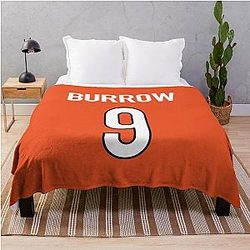 Joe Burrow Bengals Throw Blanket
