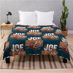 Joe Burrow Fan Art Throw Blanket