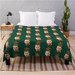 Joe Burrow The King Throw Blanket