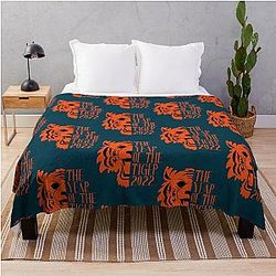 Joe Burrow Fan Art Throw Blanket