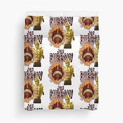 Joe Burrow Terrier Duvet Cover
