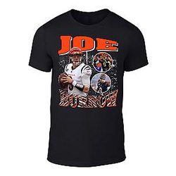 Black Cincinnati Joe Burrow T-Shirt Men's Adult