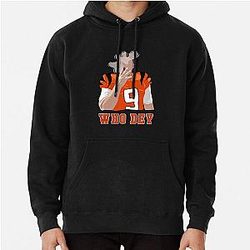 WHO Joe Burrow Pullover Hoodie