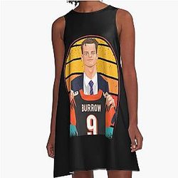 Joe Burrow A_Line Dress