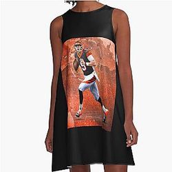 Joe Burrow Sleeveless A-Line Dress
