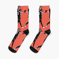 Joe Burrow Throws Socks