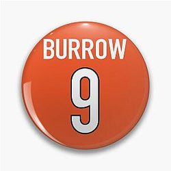 Joe Burrow Bengals Jersey 9 Pin