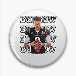 Natural Soccer League Joe Burrow Vintage Pin