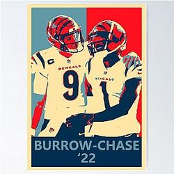Joe Burrow and Ja'Marr Chase Campaign Poster
