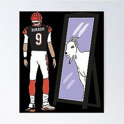 Joe Burrow Goat Poster