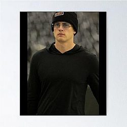 Joe Burrow Glasses Poster