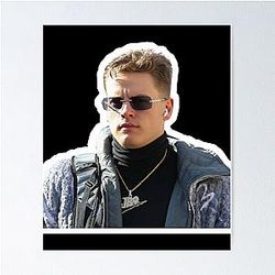 Joe Burrow Glasses Poster
