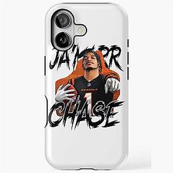 Joe Burrow fan art iPhone case