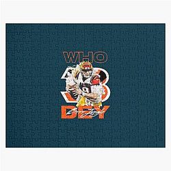 Who Dey Smokin Joe Burrow Franchise Jigsaw Puzzle