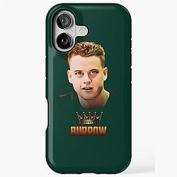 Joe Burrow The King iPhone Tough Case