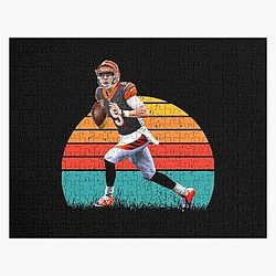 Joe Burrow Retro Jigsaw Puzzle