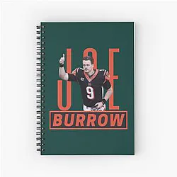 Joe Burrow Spiral Notebook