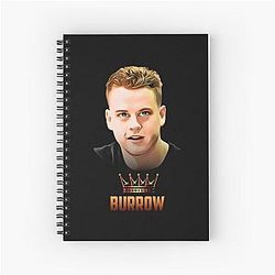 Joe Burrow The King Spiral Notebook