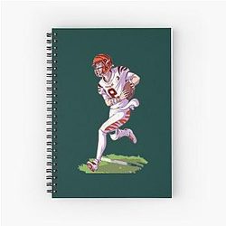 Joe Burrow Spiral Notebook