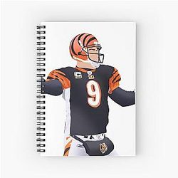 Joe Burrow for the Bengals Spiral Notebook