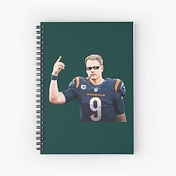 Joe Burrow Spiral Notebook