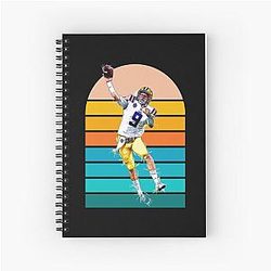 Joe Burrow Jump Spiral Notebook