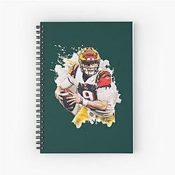 Joe Burrow Bengals Spiral Notebook