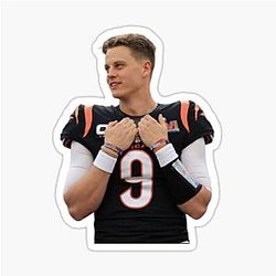 Joe Burrow Bengals Sticker