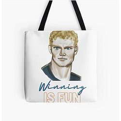 Joe Burrow Winning is Fun All Over Print Tote Bag