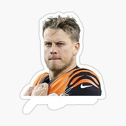 Joe Burrow Signed Design Sticker