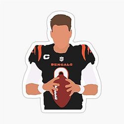 Joe Burrow Bengals Sticker