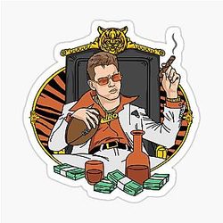 Joe Burrow Scarface Sticker