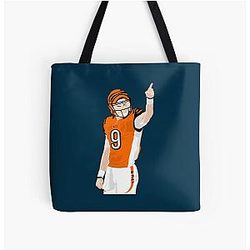 Joe Burrow All Over Print Tote Bag