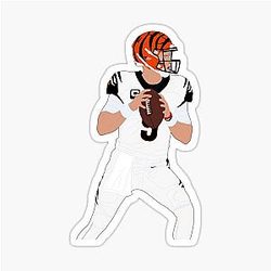 Joe Burrow Bengals Sticker